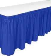 Unique Platic Table Skirt Royal Blue 14ft