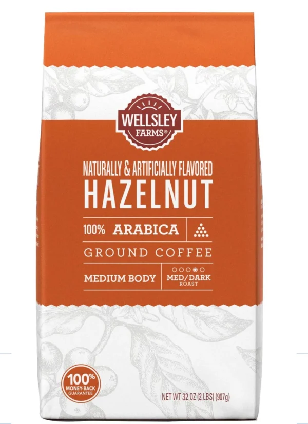 Wf Hazelnt Grnd Coffee 32 Oz