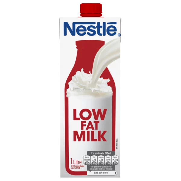 Nestle Low Fat Reconstituted Milk 1L