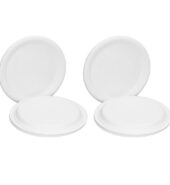 Cafe Express Oval Plastic Plates 5 Ct
