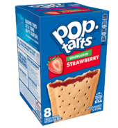 Kelloggs Unfrosted Pop Tarts Strawberry 13.5oz