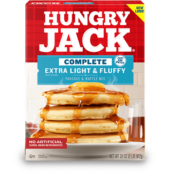 Hungry Jack Pancake Mix Extra Light & Fluffy Complete 32oz
