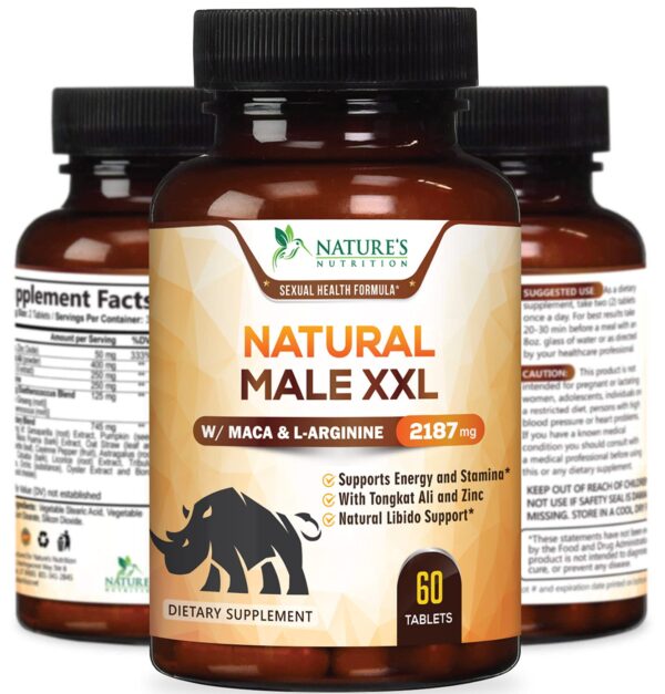 Natures Nutrition Natural Male XXL 60ct