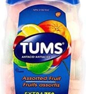 Tums Antacid Assorted Fruit 100ct