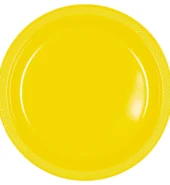 AMSCAN PLATES 9″ YELLOW SUNSHINE