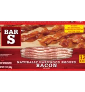 BAR S SMOKED SLICED BACON 340 G