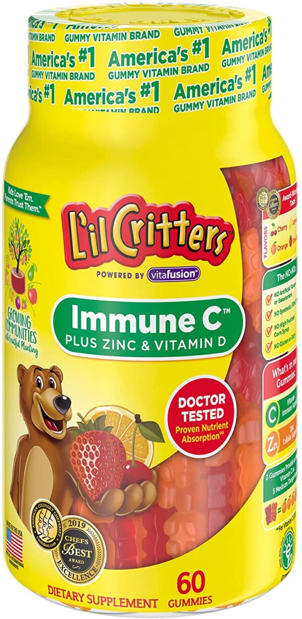 Vitafusion Lil Critters Immune C Gummies 60ct