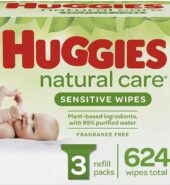Huggies Natural Care Wipes Refill 624CT
