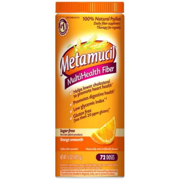 Metamucil Fibre Mhealth Orange SF 15oz
