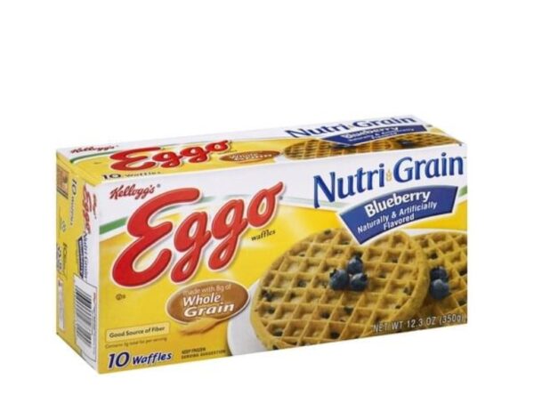 Kelloggs Waffles Eggo Nutri-G Bbry 12.3z - Image 2