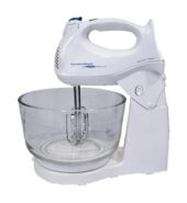 HAMILTON BEACH HAND STAND MIXER 6 SPEED WHITE