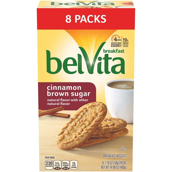 Belvita Cinnamon Brown Sugar 400g 8ct