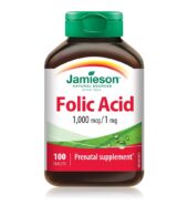 Jamieson Folic Acid 1mg 100ct