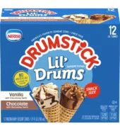 Nestle Drumstick Lil Drums Van & Choc 2.25oz 12ct