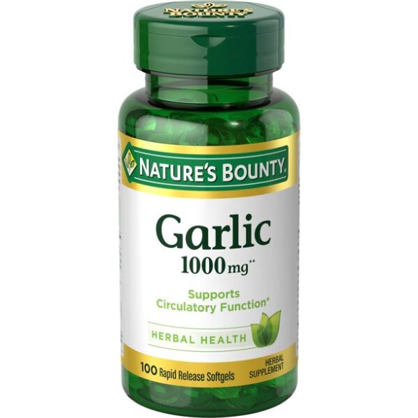 NATURES BOUNTY GARLIC 1000MG 100CT