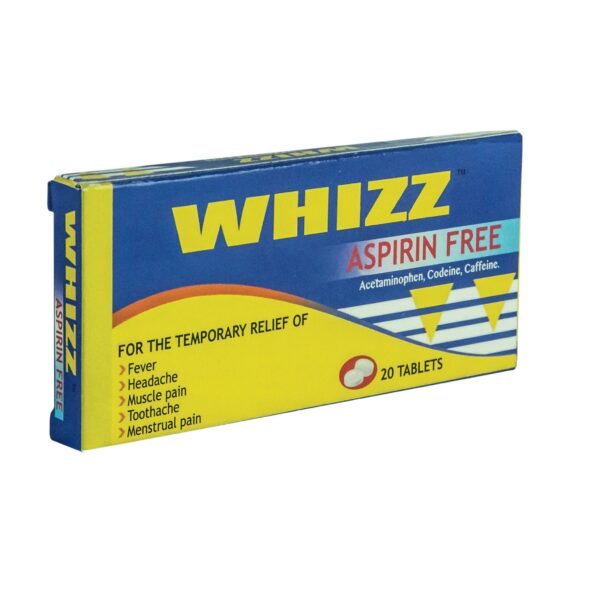 GPC Tablets Whizz Aspirin Free 20's