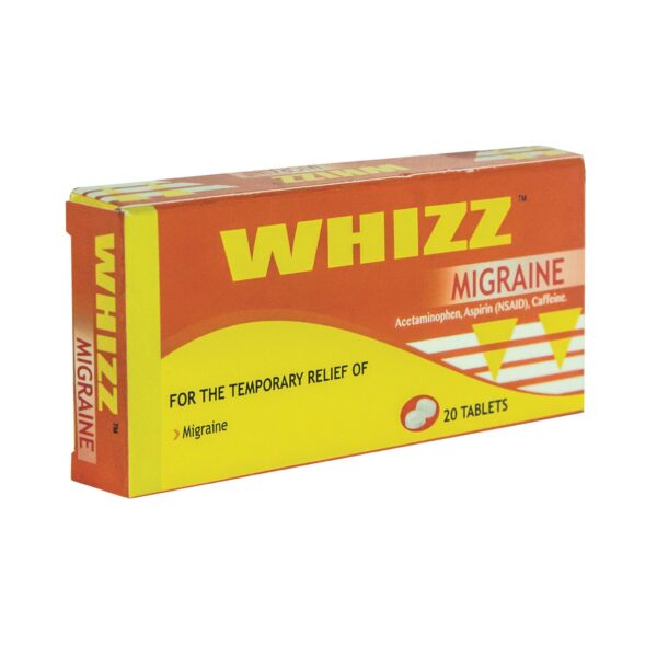 GPC Tablets Whizz Migraine 20's