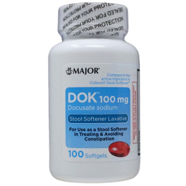 MAJOR STOOL SOFTNER 100CT