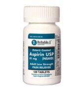 RELIABLE-1 LOW STRENGTH ASPIRIN 81MG 120CT