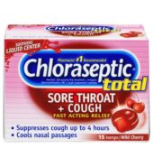 CHLORASEPTIC SORE THROAT + COUGH LOZENGES WILD CHERRY