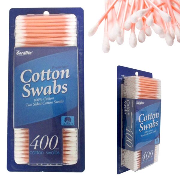 CORALITE COTTON SWABS 400CT