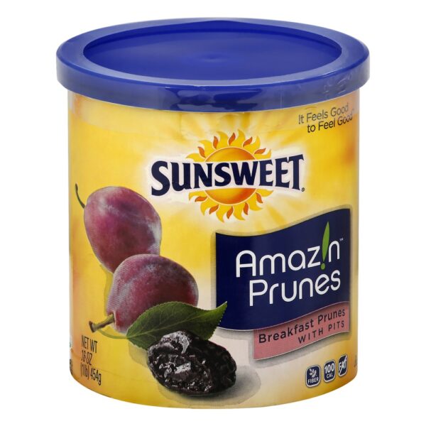 SUNSWEET BREAKFAST PRUNES WITH PITS 454g