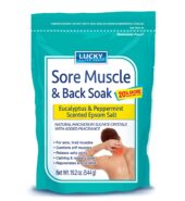 LUCKY SORE MUSCLE & BACK SOAK EUCALYPTUS & PEPPERMINT 544G