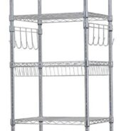 BJ 6 Shelf Chrome Rack 24x18x75