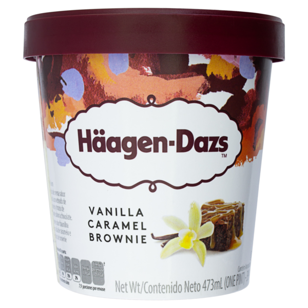 Haagen Dazs Vanilla Caramel Brownie 473ml