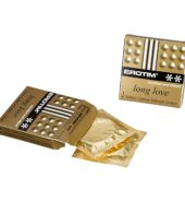 Erotim Long Love Condoms Studded 2ct