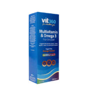 Vit360 Multivitamin & Omega 3 Fish Oil Liquid 200ml
