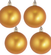CHRISTMAS ORNAMENTAL GOLD BALLS