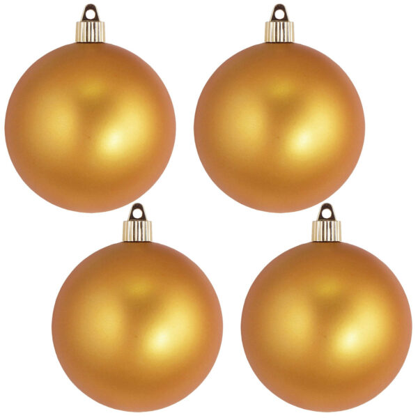 CHRISTMAS ORNAMENTAL GOLD BALLS
