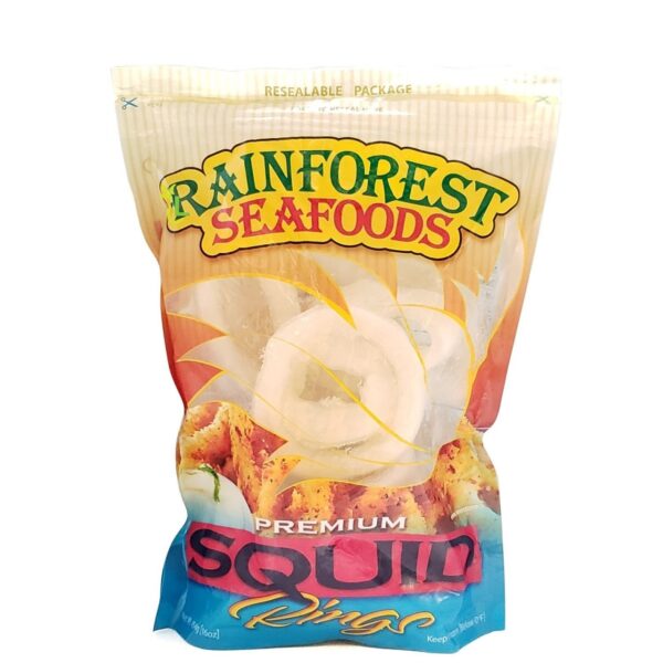 RAINFOREST SEAFOODS SQUID 3-5 TUBES AND TENTACLES