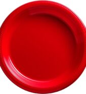 AMSCAN PLATES 10 1/4″ APPLE RED