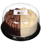 BLACK & WHITE 8″ DOUBLE LAYER CAKE