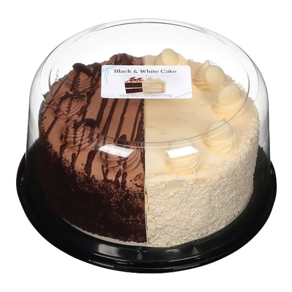 Black white 8 double layer cake massy stores guyana