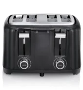 Hamilton Beach Toaster 4 Slice Extra Deep Black