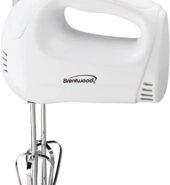 Brentwood 5-Speed Hand Mixer White
