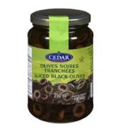 Cedar Sliced Black Olives