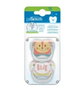 Dr Browns Lion Silicone Pacifier & Teether Holder 0M+