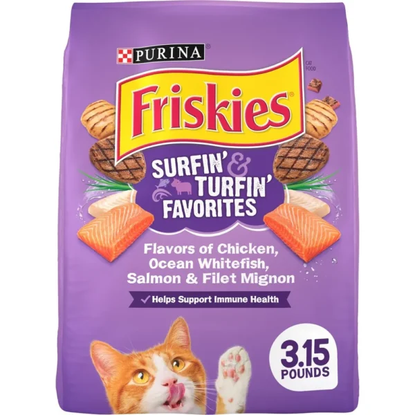 Friskies Surfin Chicken Ocean Whitefish Salmon & Mignon Dry