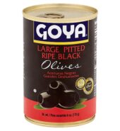 Goya Large Black Olives Pitted Sliced