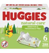 HUGGIES NATURAL CARE WIPES SENSITIVE FRAGRANCE FREE