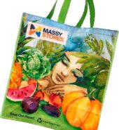 Massy Stores Large Reusable Green Shopping Bag