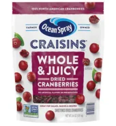 Ocean Spray Craisins Dried Cran Whole & Juicy