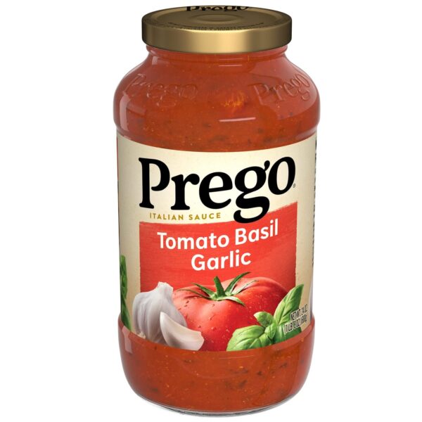 PREGO TOMATO BASIL GARLIC PASTA SAUCE