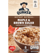 Quaker Instant Oatmeal Maple & Brown Sugar