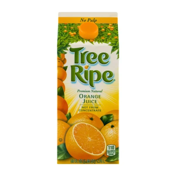 Tree Ripe No Pulp Nsa Orange Box Juice