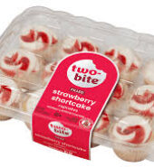 Two Bite Strawberry Shortcake Vanilla Mini Cupcake 10 Oz
